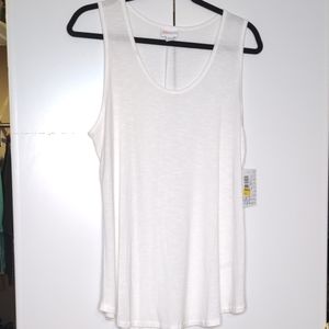 Lularoe XL white tank top